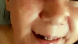 Duk Pees In David's Mouth Sucks Cock For Cumshot