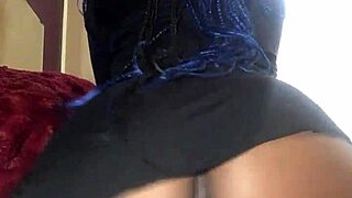 Ebony Girl Enjoys Fun Time In Bed With Thong And Panties