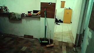 Hey, check out Stella Still's big tits show in the kitchen!