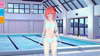 Doki doki literature club footjob hentai