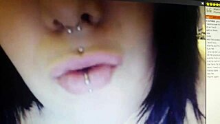 Hey, check out this sexy ssbbw with pierced nipples on webcam.