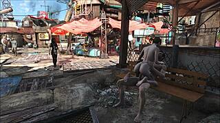 Fallout 4 Diamond City Public Fuck – Brunette Outdoor Hentai Cartoon Fucking?