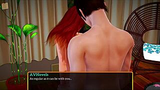 In my new family, redhead bent over for doggystyle.