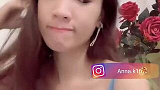Anna K102 Shows Off Her Big Tits On Instagram