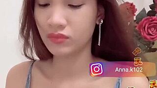 Anna K102 Shows Off Her Big Tits On Instagram