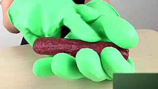 Detailed Handjob Using Latex Gloves On Asian Fetish