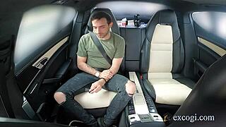 20 yo hottie fiona frost deep throats in car