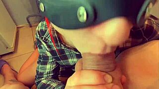 cumshot in throat from pov