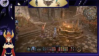 In Baldurs Gate 3 Lex geile avontuur met dikke tieten anime stijl