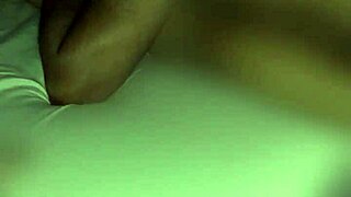 Roxy in sexy shorts delivers her ass at midnight