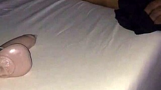 Roxy in sexy shorts delivers her ass at midnight