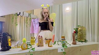 petite girl bee costume licks honey and sucks cocks - trailer 01 bonnie dolce.