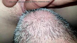 licking my wife's sweet little pussy all over the bedroom floor