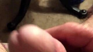 He Jerks Off in Private Masturbation Session