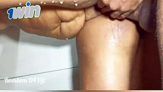 Hey, a blowjob and cumshot with a brunette's big ass is always fun