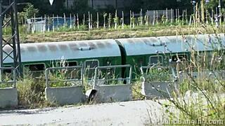 Insane public gangbang with cute blonde teen 18+ outdoors. I can’t believe how wild it got!