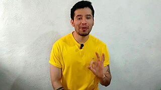 Young twink with huge cock fucks taco shop owner bareback in the sauce warehouse