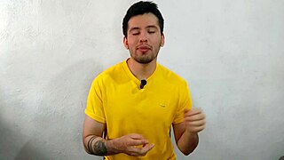 Young twink with huge cock fucks taco shop owner bareback in the sauce warehouse