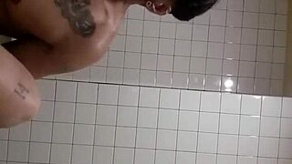 Moon Bent Over for Assfucking in Public Bathroom