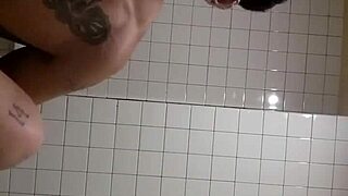 Moon Bent Over for Assfucking in Public Bathroom
