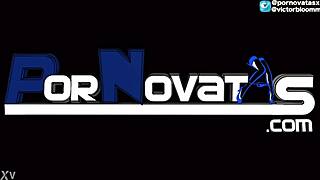 Big tits blowjob in Spanish hair salon with monster cock cumshot.