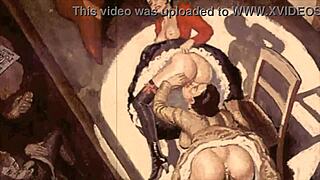 Vintage Erotic Illustrations From Classic Anime And Hentai Cartoons