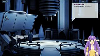 Harley Quinn getting facial and blowjob in uncensored anime game