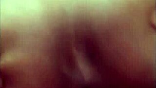 I climbed on the muscular guy from the gym and pushed it all the way.