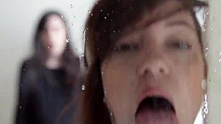 spitting around with wet saliva play