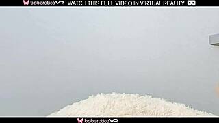 solo blonde rubs clit in vr positions