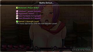 Karryn's Prison - Thick White Girl PAWG Fucked Hard in Hentai Game Part 6