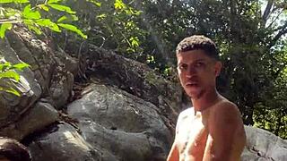 Wild Jungle Fuck With Unknown Colombian Teen By The River!