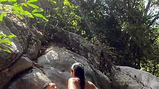 Wild Jungle Fuck With Unknown Colombian Teen By The River!
