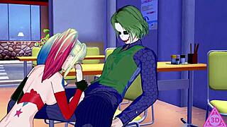 Harley Quinn Hentai Blowjob And Cumshot Gameplay