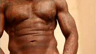 Hallelujah Johnson Worships Big Black Monster Cock