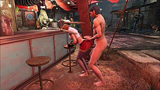 Marie Rose in Fallout 4 public outdoor sex adventure 😍