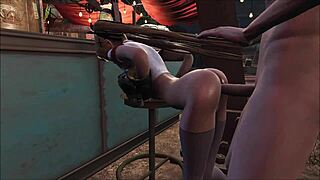 Marie Rose in Fallout 4 public outdoor sex adventure 😍