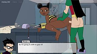 checking out 18 titans episode 52 with friends