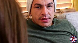 Busty brunette Aaliyah gets jizzed