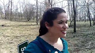 Public Cumwalk Featuring Cum Facial And Walk Of Shame