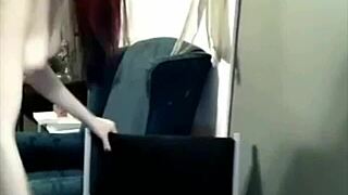 miss liz vicious cam show big pink dildo masturbation