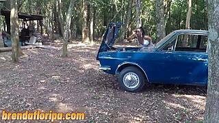 behind the scenes of the peruvian photo shoot with ripped clothes and big ass focus