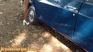 behind the scenes of the peruvian photo shoot with ripped clothes and big ass focus