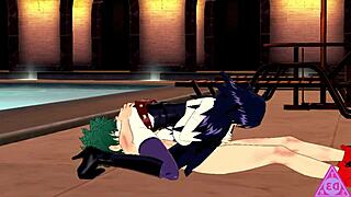 Watch Deku Fuck Midnight in Hentai Blowjob Action!