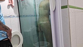 She asked to use the bathroom with me in the shower in a USA reality teen scene