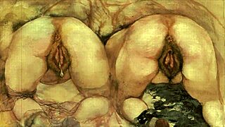 Vintage Erotic Anime Illustration