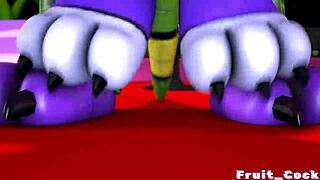 Gay cock gets credited in FNAF fruit scene