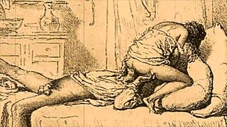 VINTAGE EROTIC ILLUSTRATION FROM ANTIQUE COMIC BOOKS