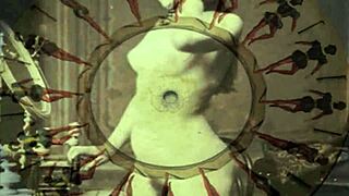 Detailed Vintage Cartoon Illustration From Antique Retro Era