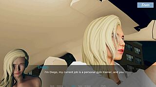 Pretty woman with big tits and ass engages in detailed blowjob and pussy play scene